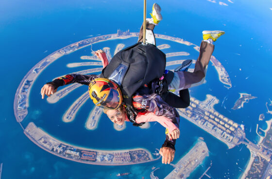 Skydive at the Palm